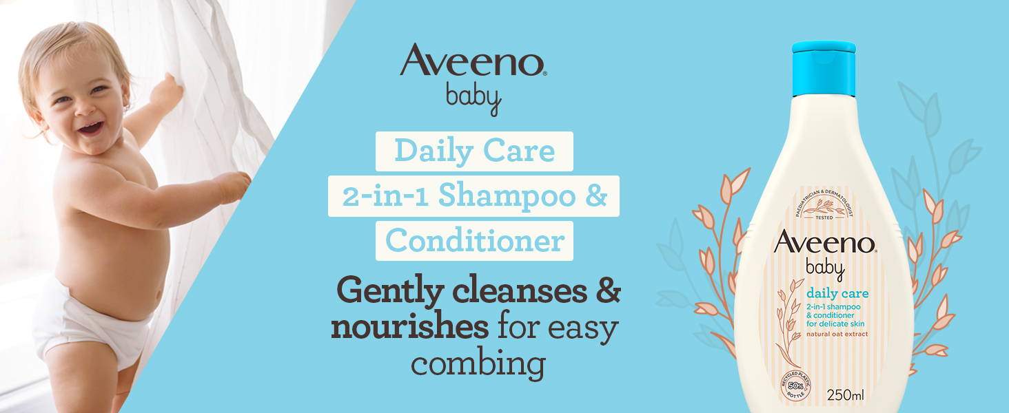 Aveeno Baby Daily Care 2in1 Shampoo and Conditioner 250 ml Amazon