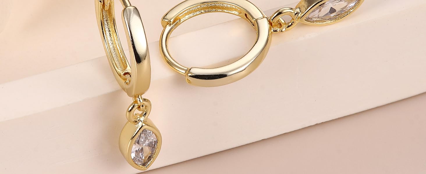 huggie hoop earrings