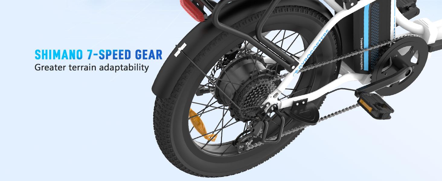 iCaddy with 7-speed gears