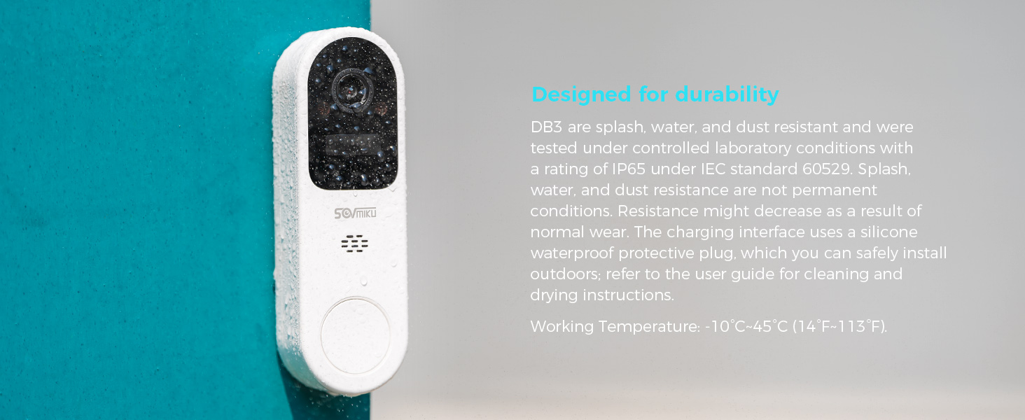 IP65 waterproof