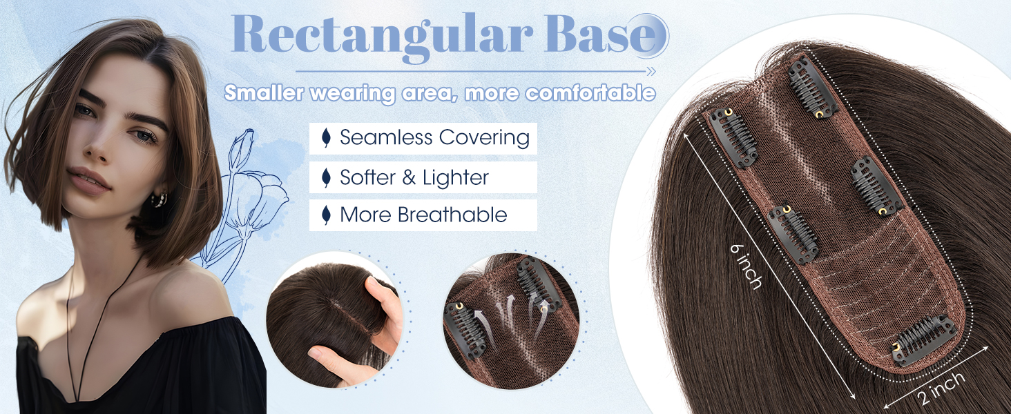 Real Human Hair Pieces for Women