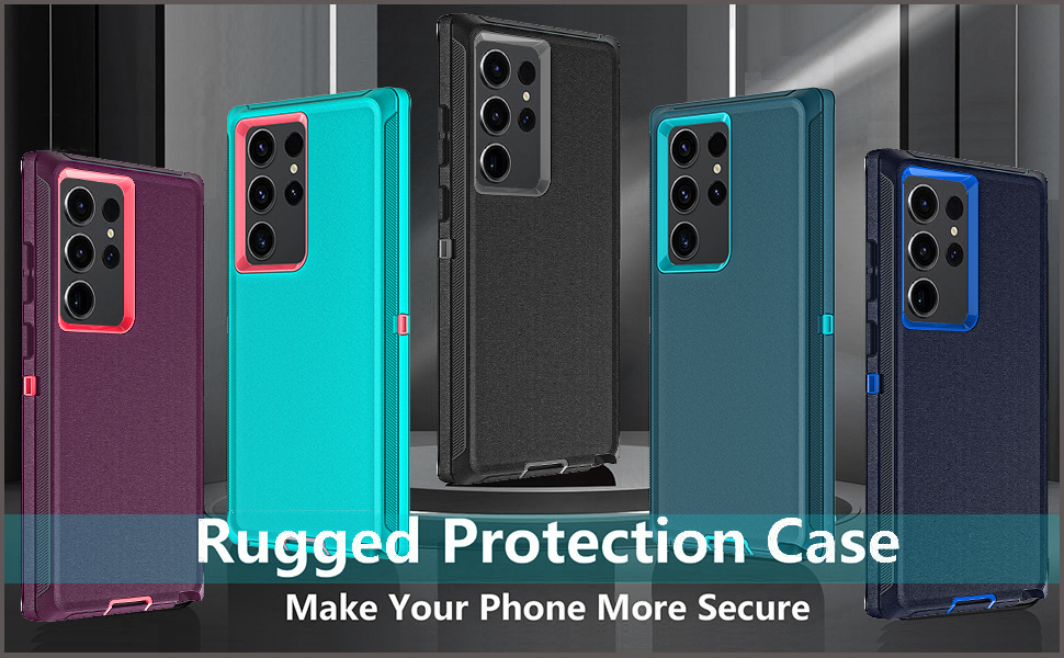 YKHJKLEC for Samsung Galaxy S23 Ultra Case, Military Grade