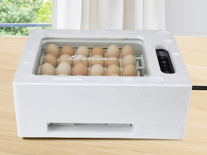 Incubatrice Uova 24 Posti Automatica - Per Galline, Anatre E Quaglie, Con Rotazione E Controllo Temperatura