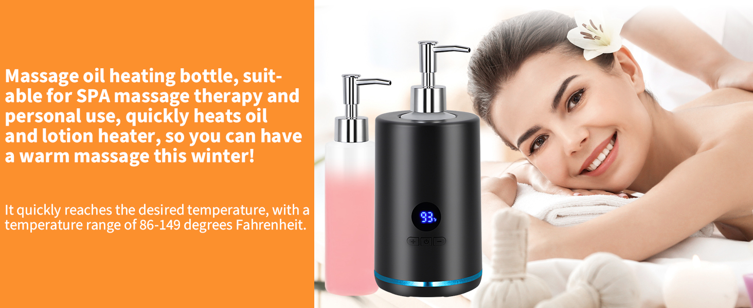 Massage Oil Bottle Warmer