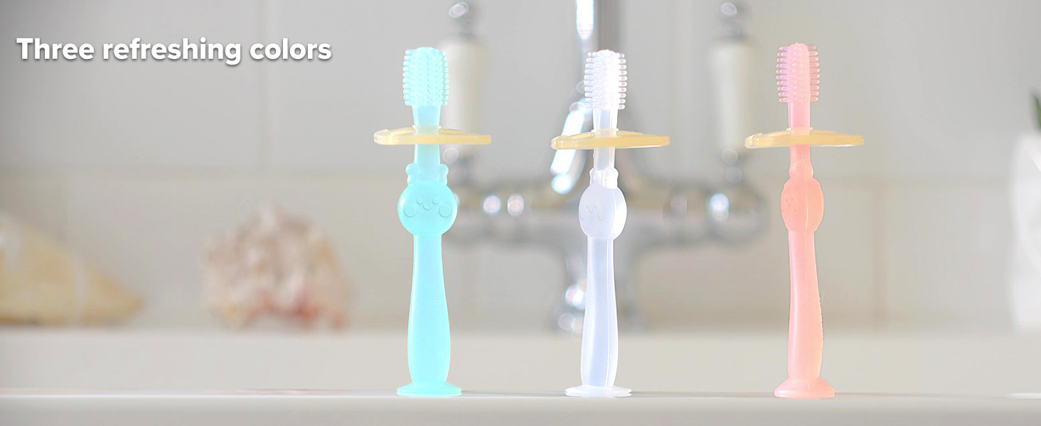 haakaa silicone toothbrush-refreshing color for choose