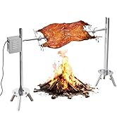 Jocisland Electric BBQ Rotisserie Grill Kit, 46