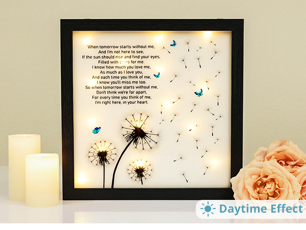 Amazon.com - Memorial Gifts LED Shadow Box - Sympathy Gifts