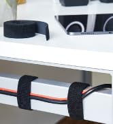 VELCRO Brand VEL-30768-AMS Wide Straps 1 in x 30 ft Roll | Cut to Length, Reusable Self-Gripping ...