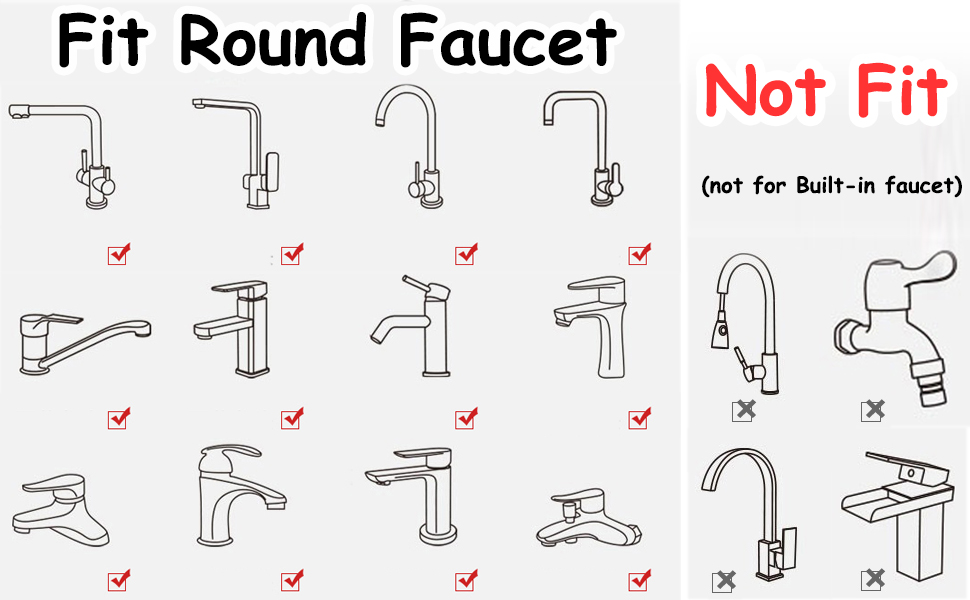 Temperature Sensitive Gradient LED Water Faucet