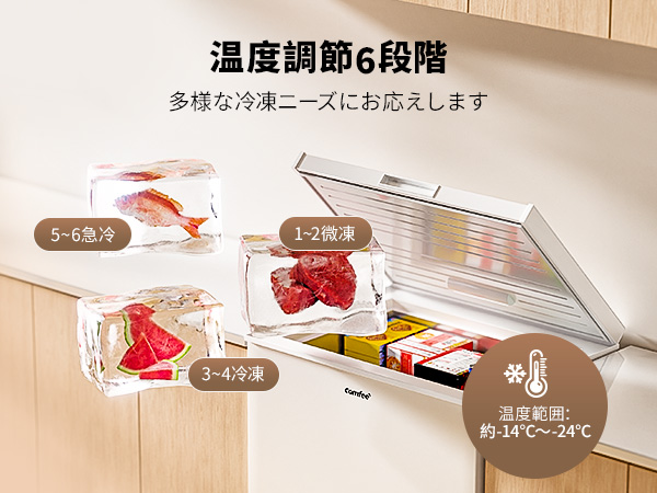 Amazon.co.jp: コンフィー(COMFEE') 冷凍庫 198L 上開き