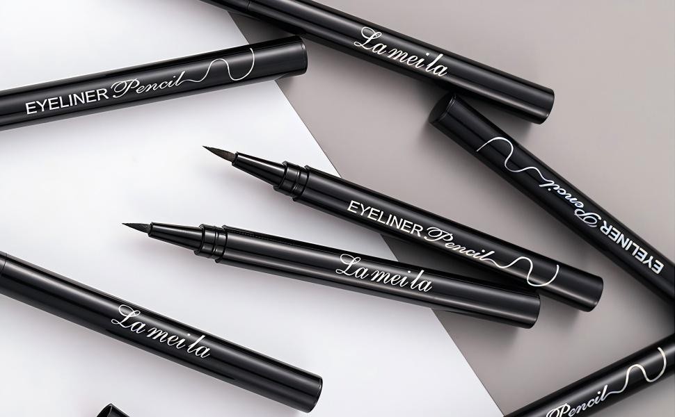 12 Pcs Black Liquid Eyeliner