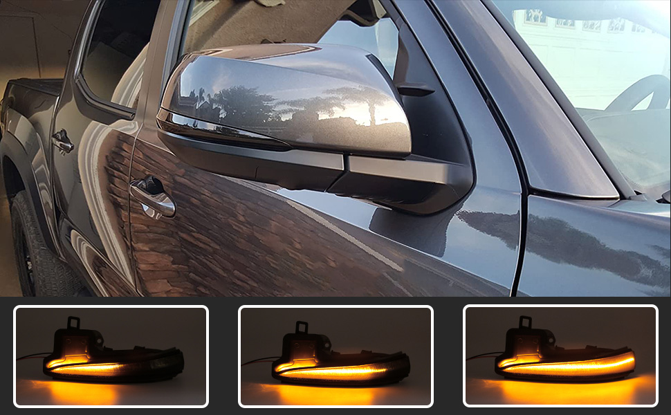 Aexploer Side Mirror Turn Signal Lights Compatible with