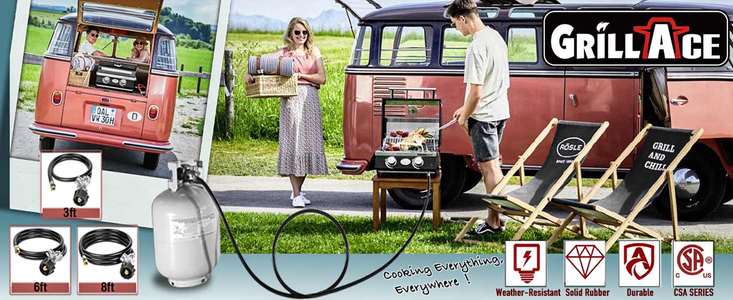 Gas Grill Regulator and Hose