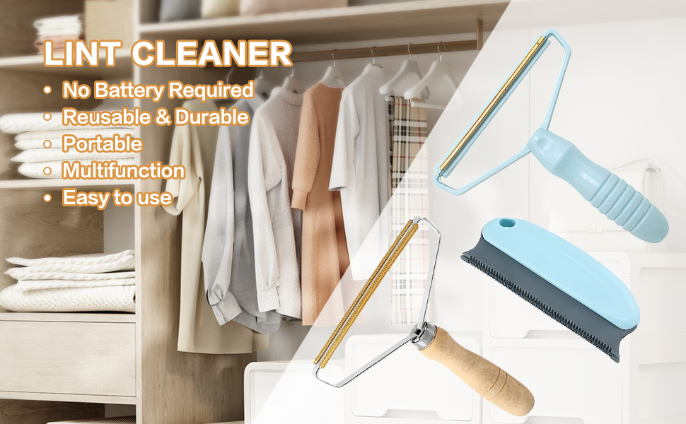 Lint Roller, 4 Pieces Pet Hair Remover Carpet Cleaner Lint Remover Lint