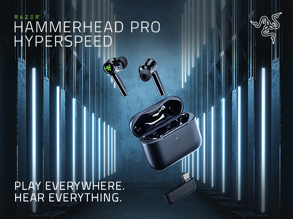いくら　Razer Hammerhead Pro Hyperspeed Razer Hammerhead Pro HyperSpeed Écouteurs de jeu sans fil