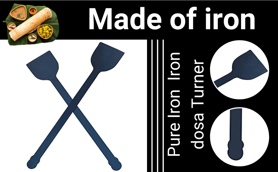 Buy Jayam Traditional Pure Iron dosa Turner / 13 inches/Pack of 2