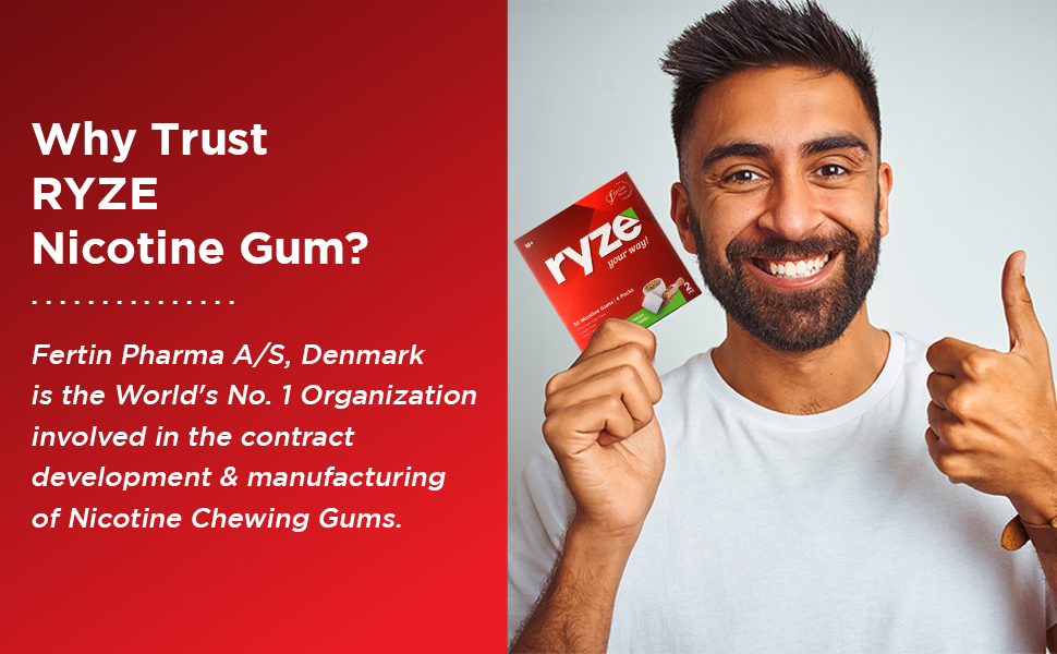 Buy RYZE Nicotine Gum 2mg Sugar Free Quit Smoking Aid Harm