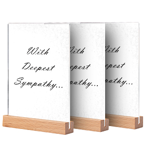 Acrylic Sign Holder 8.5 x 11