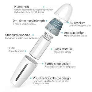 Details of Hydra Needle roller 24 Pins