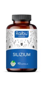natürlich, organisch, bio, vegan Bambusextrakt Kapseln, Silicea, Silizium, Haarwachstum