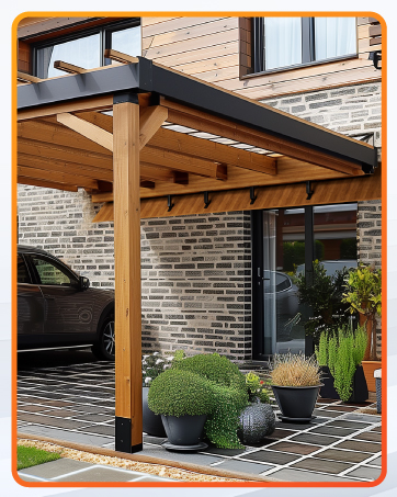 Pergola Roof Riser