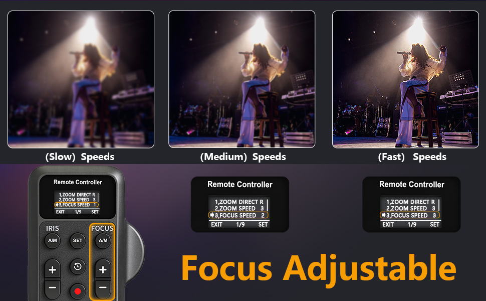 Wireless Camcorder Lanc Zoom Controller, Wired Remote