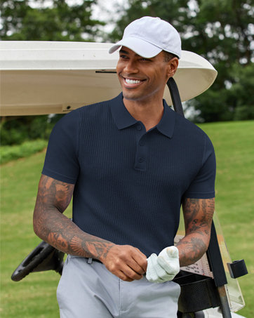 Men's Knit Polo Shirts
