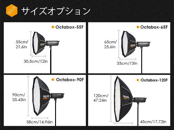 Amazon | TARION 八角形ソフトボックス，クイックリリース