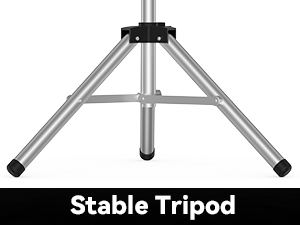 HETRAROOT 1500W Outdoor Heaters for Patio with 9 Heating Levels, IP65 Waterproof, 9H Timer