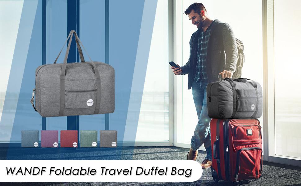 for Airplane Personal Item Travel Duffel Bag Under The Seat CarryOn