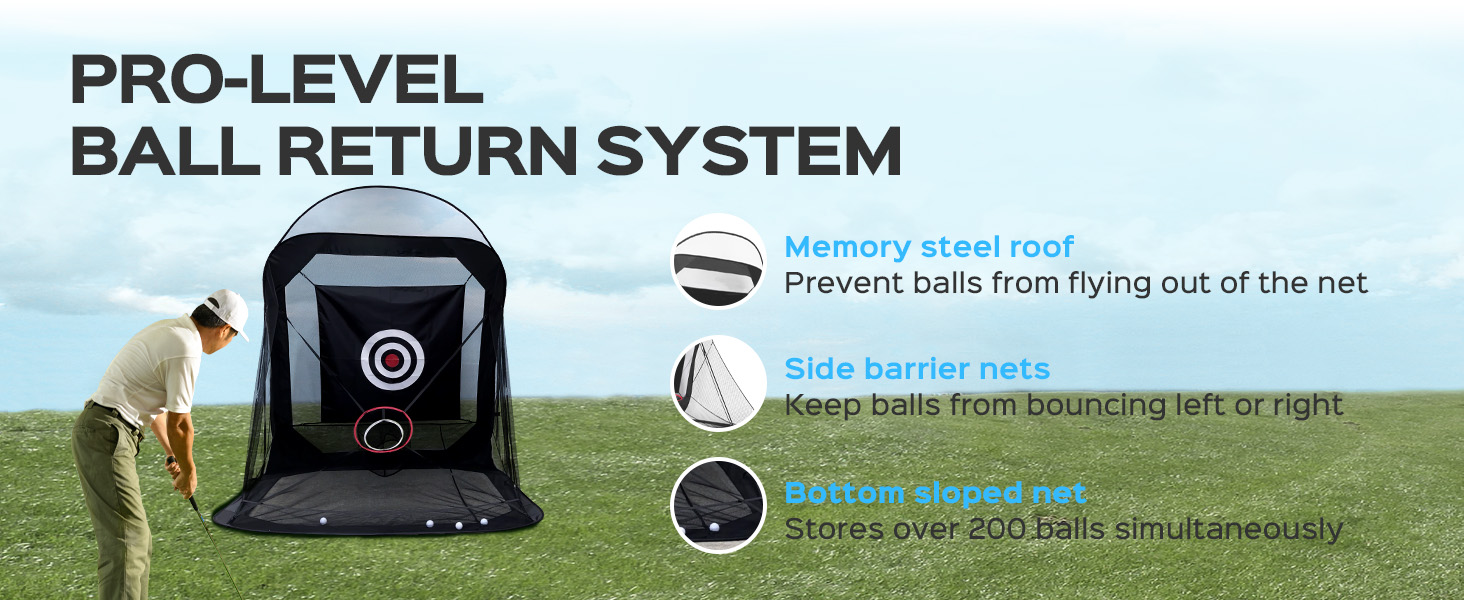 CoxiVision Golf Practice Net Easyset Hitting Net with