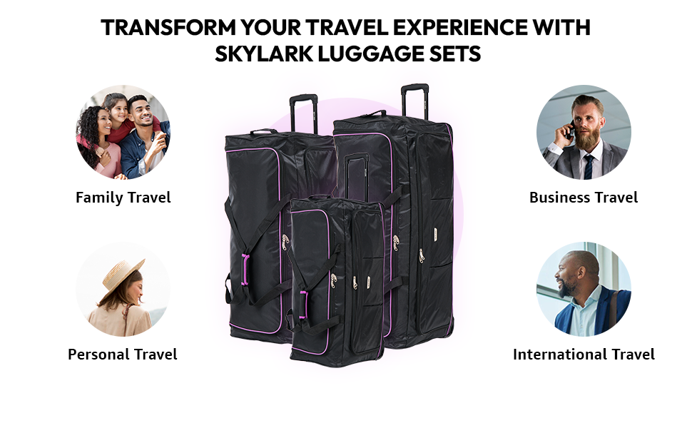 Transform Your Travel Experience with  Skylark Luggage Sets