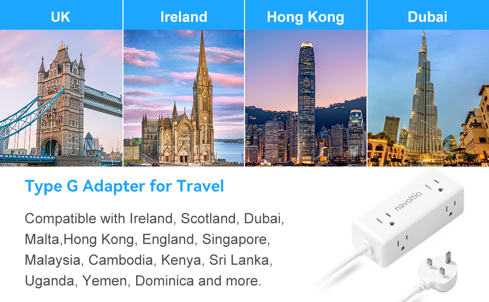 type g adapter for travel; type g plug adapter; type g adapter