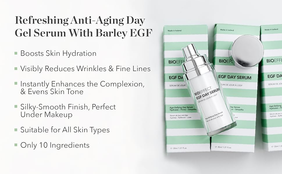 Day Gel Serum Age-Defying Facial Serum & Daily Hydrator, Skincare Makeup Primer Features & Benefits