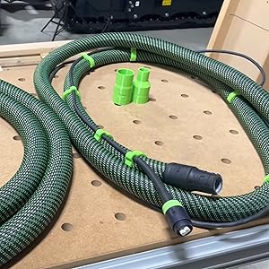 Coiled Hose Clips Fits For Festool 27mm Vacuum Hoses Adapter