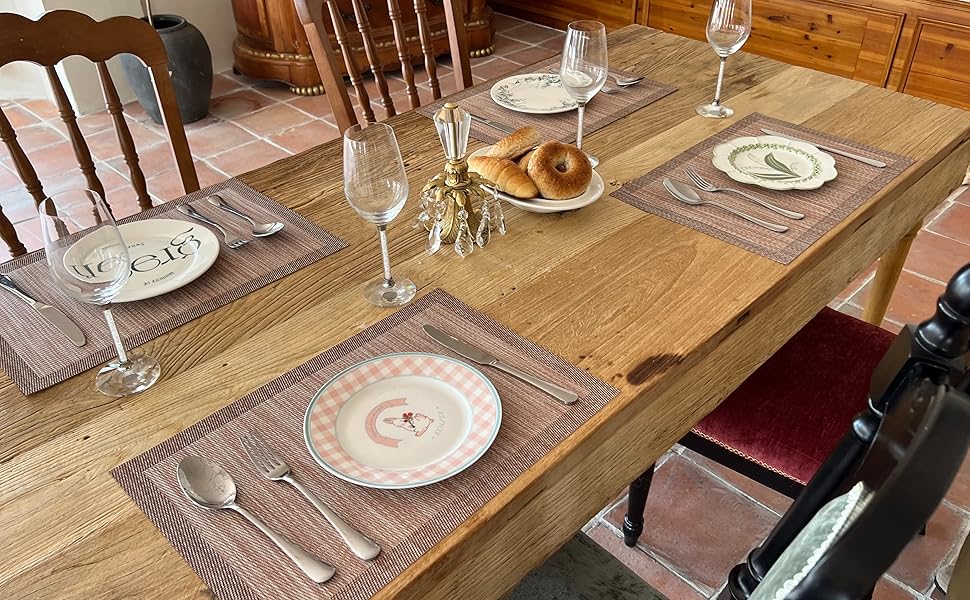 WAZAIGUR Mixed Texture Design Tight Vinyl Woven Easy to