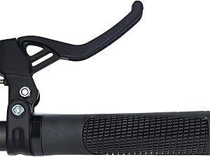 Bike Handlebar Grips 131mm Eco-Friendly Rubber Ergonomic Bicycle Grips with R/L Direction Marks & Allen Wrench, Anti-Slip Shock-Absorbing Comfortable Grips for 22.2mm MTB BMX Folding E-Bike Scooter Anti-Slip Grip Texture