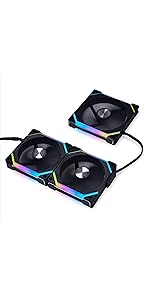 LIANLI UNI FAN SL120 V2 ブラック 3パック Amazon.com: Lian Li UNI Fan SL120 V2 RGB Black Triple Pack
