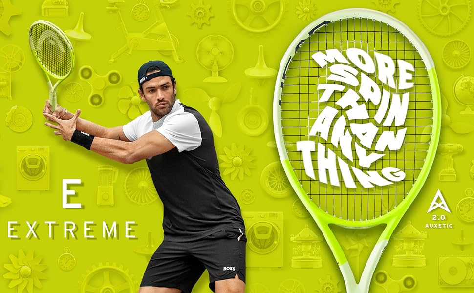 Amazon.com: HEAD Auxetic 2.0 Extreme MP Tennis Racquet (4 3/8