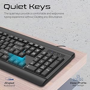 Reduce Fatigue and Disturbance with Quiet Keys: