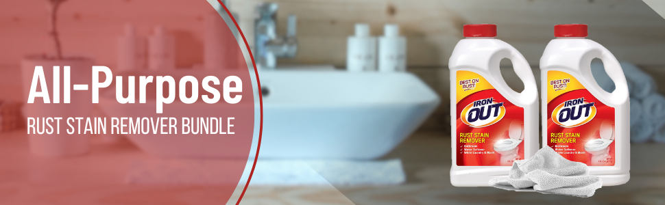 iron stain remover, remove rust, stain, hard water stain, bathroom cleaner, water spots