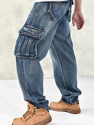 casual baggy type jeans