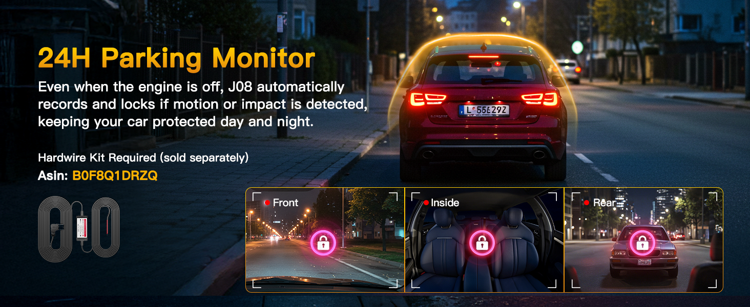 3 channel camera for cars