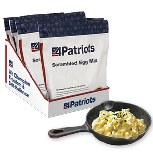 Emergency survival travel food breakfast kit eggs powder