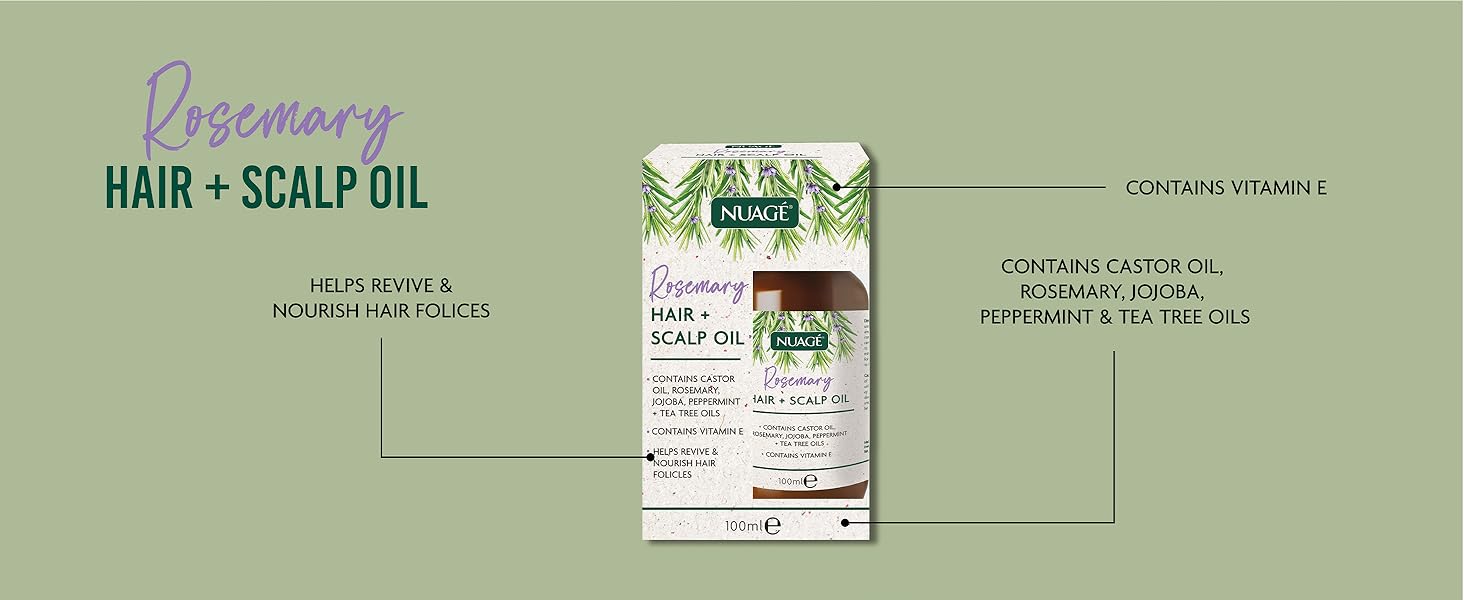 rosemary hair and scalp oil selling points