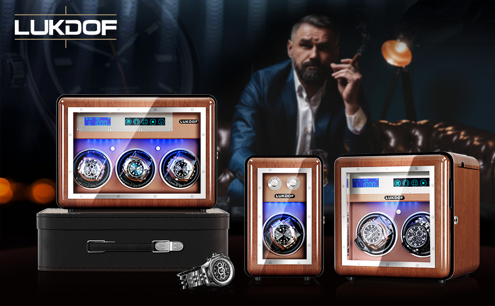 ワインディングマシーン 腕時計 ウォッチワインダー LUKDOF Amazon.co.jp: LUKDOF新型ワインディングマシーン 腕時計自動