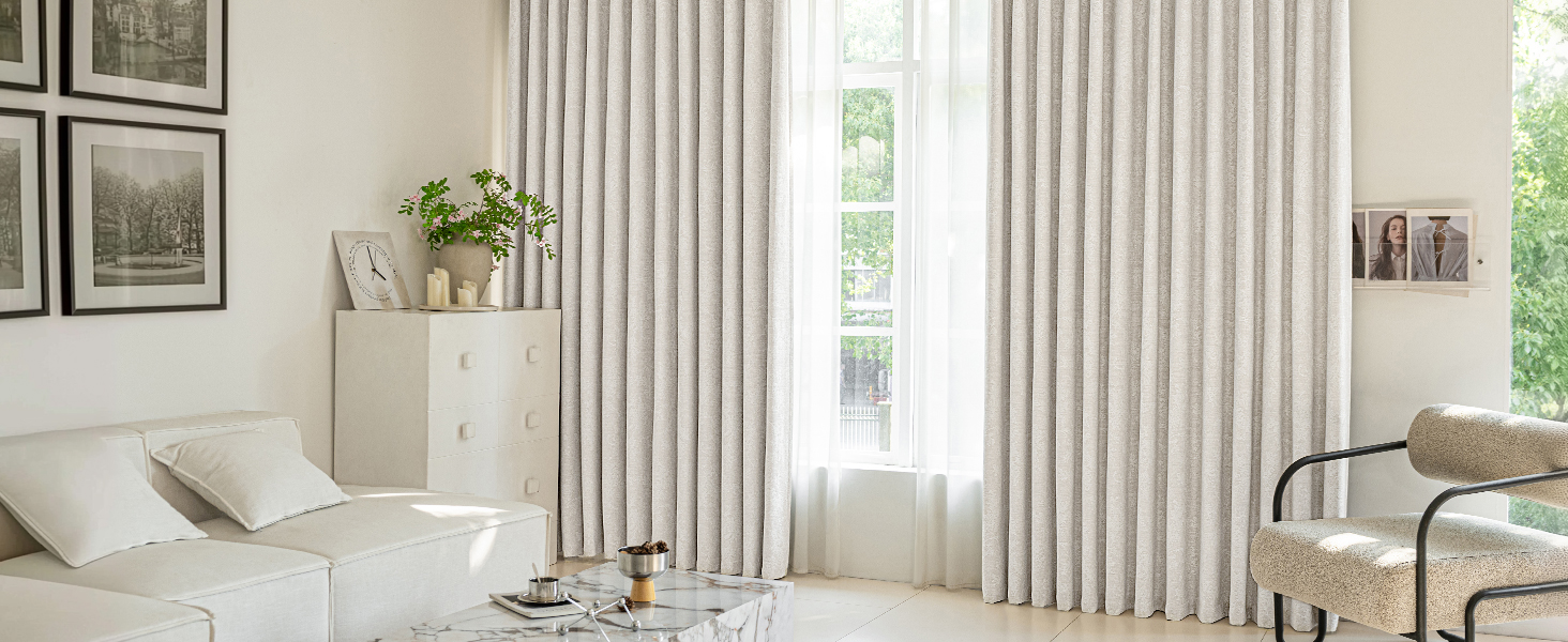 Floral Jacquard Curtains 