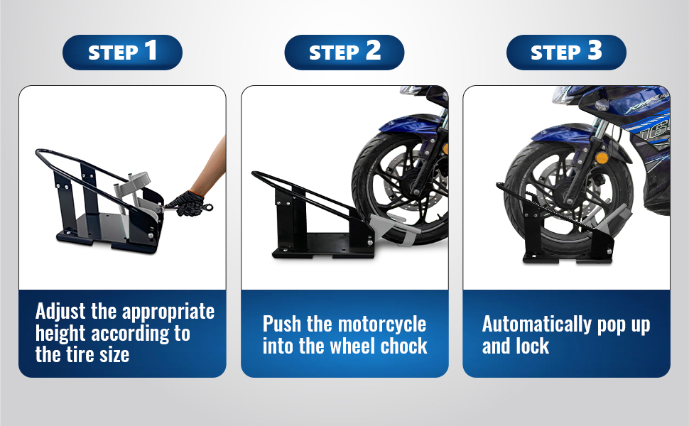 motorcycle wheel chock