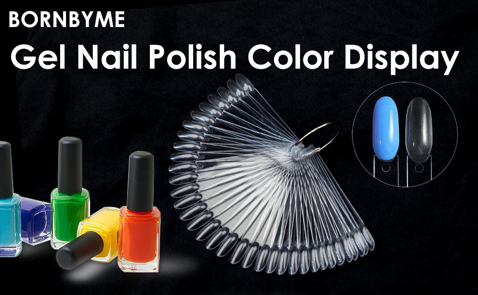 Gel Nail Polish Color Display
