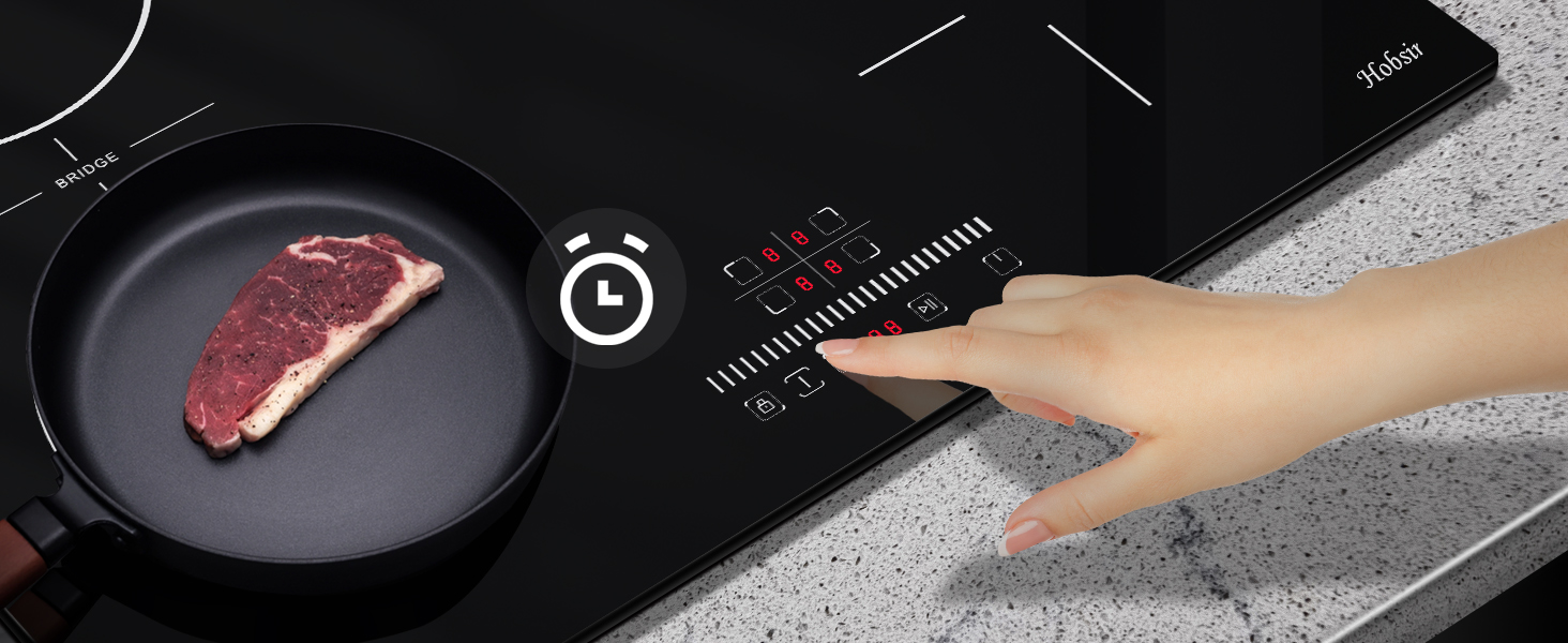 Hobsir hob Plug in Induction Hob 4 Zones Electric Hob 60cm with